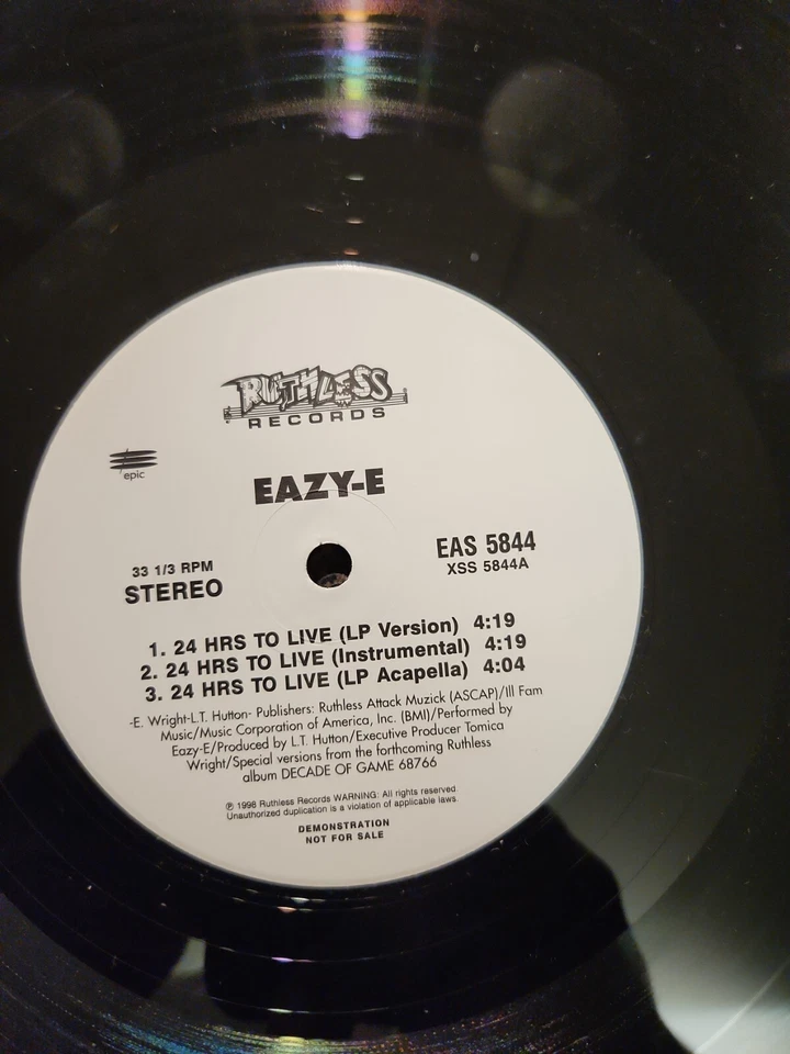 Eazy E "24 Hrs To Live" - Image 1 of 1