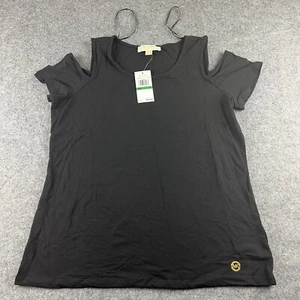 Michael Kors Women's Size L Top Open Shoulder NWT - Picture 1 of 7