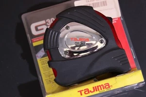 Tajima GP-30BW Standard Scale Tape Measure, 30 ft x 1 in. Steel Blade - Picture 1 of 7