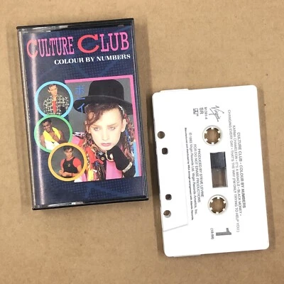 CULTURE CLUB Cassette Tape 80s COLOUR BY NUMBERS KARMA CHAMELEON ALTERNATE COVER - Image 1 of 4