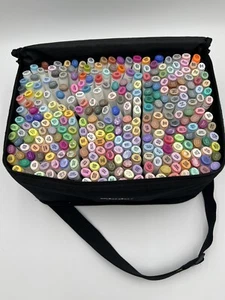 Ohuhu 291 Colors Oahu Fine & Broad Double Tipped Alcohol Art Markers used - Picture 1 of 5