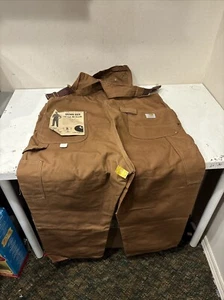 Nuevo con etiquetas de colección años 70 Carhartt marrón pato babero mono-42x28-6FB delantal de uñas - Imagen 1 de 11