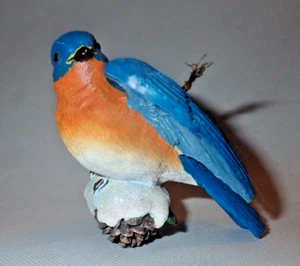 Danbury Mint The Songbird Christmas Ornament Bluebird Retired - Picture 1 of 5