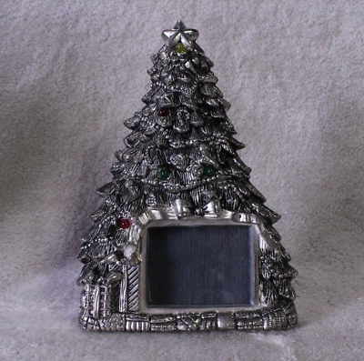 International Silver Company Christmas Tree Photo Frame 5.5x8 inch - Image 1 of 4