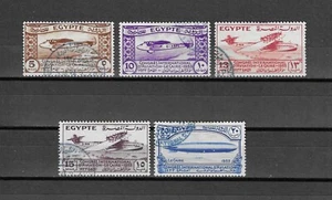 EGYPT 1933 SG 214/218 USED - Picture 1 of 1