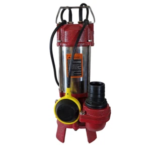 Bomba de alcantarillado sumergible efluente estanque de agua sucia 248 l/min resistente con amoladora - Imagen 1 de 7