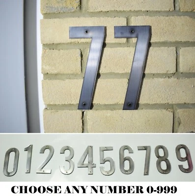 door sign door number Cut Door Number Personalised Slate House Gate Number Sign - Image 1 of 4