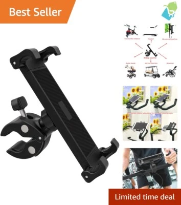 Porta Tablet Stabile per Attrezzature Fitness - Morsetto Regolabile per Dispositivi Smart - Immagine 1 di 4