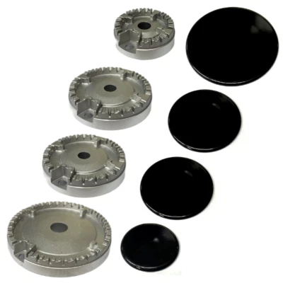 Kit 4 bruciatori + piattelli piano cottura cucina gas Franke 4 fuochi