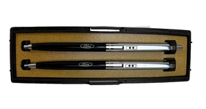 Paper Mate FORD Pen Druckbleistift Set Vintage Doppelherz Schwarz & Silber - Bild 1 von 2