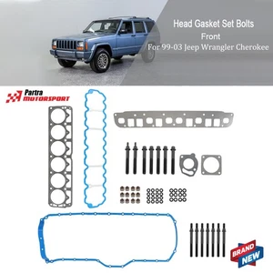 Juego de pernos de junta de culata para Jeep Wrangler Cherokee 1999-2000 2001-2003 4,0 L OHV - Imagen 1 de 12