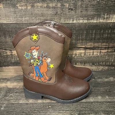 NUEVO CON ETIQUETAS Botas de Vaquero Little Kid Toy Story Woody And Bullseye Talla 10 Foto 1 de 4
