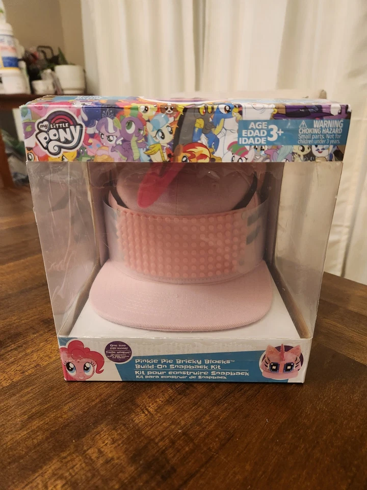 My Little Pony Pinkie Pie Snapback Hat / Cap With Bricky Blocks for Girls