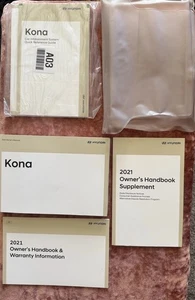 ๐๐2021 Hyundai Kona Owners Manual Set OEM Free Shipping๐๐ - Foto 1 di 6
