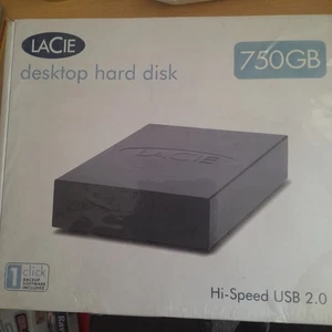 NEW/SEALED LaCie 750GB Mobile Hard Drive – FireWire & USB 2.0 – External HDD - Photo 1/4