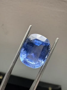 GIA Natural Blue Ceylon No Heat Sapphire Cushion 9.67ct - Picture 1 of 10
