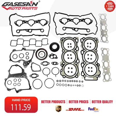 Комплект прокладок головки для 13-20 Nissan 370Z Infiniti FX37 G37 M37 Q40 Q70 VQ37VHR 3,7 л - Изображение 1 из 4