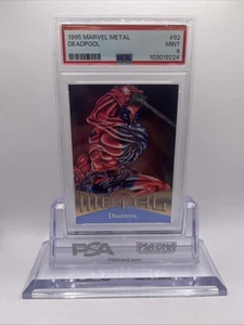 1995 Marvel Metal Deadpool #92 - PSA 9 MINT - Picture 1 of 2