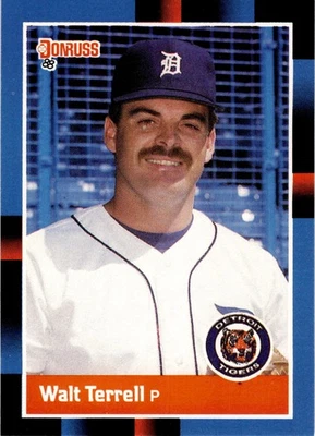 1988 Donruss #91 Walt Terrell - Detroit Tigers - Image 1 of 2