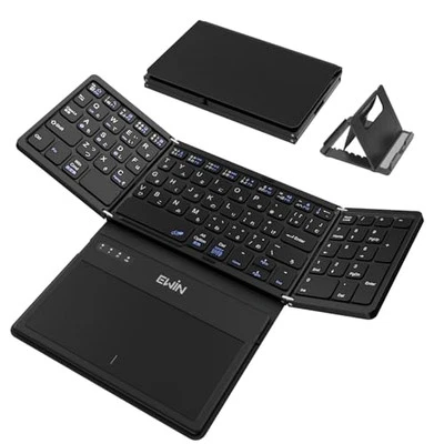 EWiN Keyboard Wireless Foldable Bluetooth Japanese Layout with Large Trackpad - Image 1 of 4