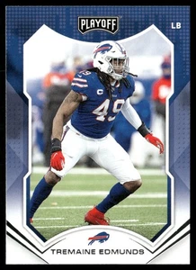 2021 PANINI PLAYOFF TREMAINE EDMUNDS BUFFALO BILLS #5 - Picture 1 of 2