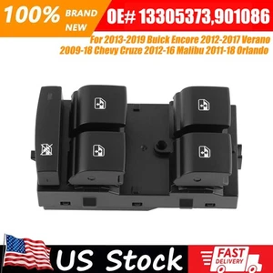 New Driver Side Power Window Switch 13305373 901086 For Buick Encore Chevy Cruze - Picture 1 of 10