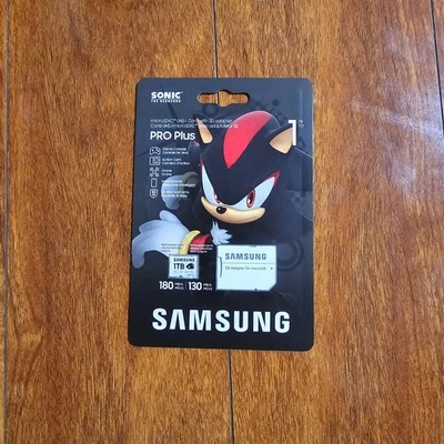 Samsung PRO Plus Sonic The Hedgehog + Adapter 1TB microSDXC  MB-MD1T0SA/LC1 - Image 1 of 2