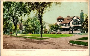 Vintage MA Postcard Crescent Hill Homes Springfield Detroit Photography 1905 - Picture 1 of 3