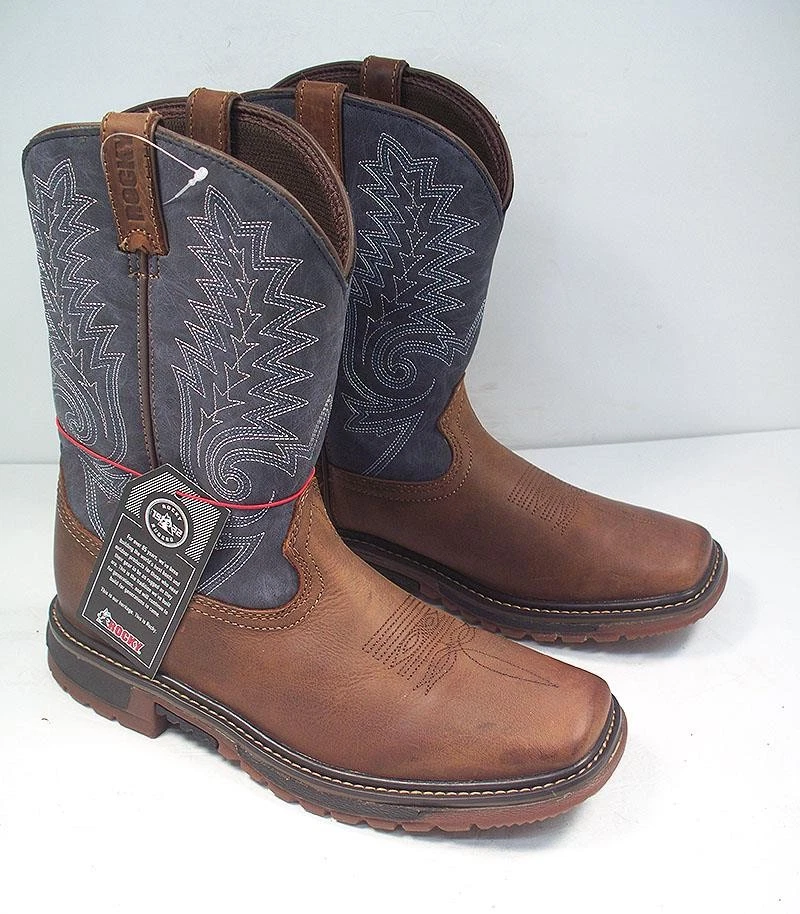 Botas occidentales Rocky Boys 7 M Ride FLX punta cuadrada Foto 1 de 4