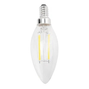 Dimmable E12 6W COB  Candle Flame Filament LED Light Bulb Lamp 10*32290 - Picture 1 of 23