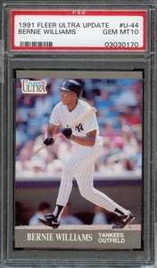 BB - 1991 - Fleer Ultra  - #U44 - Bernie Williams  - PSA 10 - GEM MT - Picture 1 of 2