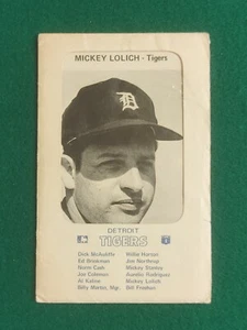 Near Set (11/12) 1971 Detroit Tiger Souvenir Photographs 5"x 7" Original - Picture 1 of 11