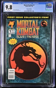 Mortal Kombat Blood & Thunder #1 CGC 9.8 (White Pages) Newsstand Edition 7/1994 - Picture 1 of 2