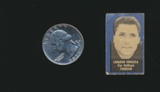 1948 Topps Felt Backs #90 Langdon Viracola Rookie Fordham