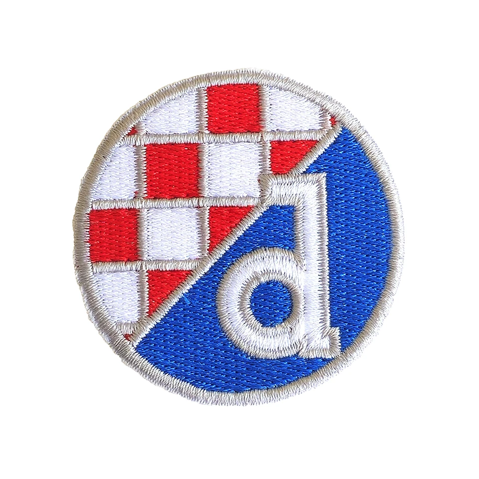 CROATIA HRVATSKA - Clothes Patch Dinamo Zagreb 5.5cm Silver - Image 1 of 1