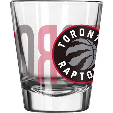 Toronto Raptors Overtime 2oz. Shot Glass Cover