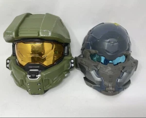 Microsoft Halo Master Chief Spartan Locke Mask Halloween Costume Cosplay RARE Pr - Picture 1 of 8