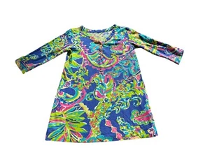Lilly Pulitzer Girls Toucan Play Mini Palmetto Dress Size XS 4/5 - Picture 1 of 5