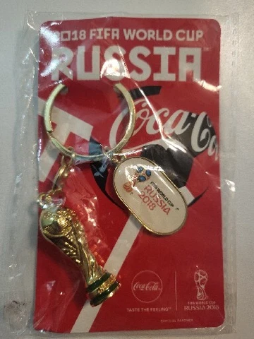 FIFA World Cup 2018 Russia 3" Keychain Coca Cola Sports Memorabilia Collectible Cover
