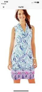 Abito tubino donna taglia small Lilly Pulitzer Tisbury bianco floccato insieme - Foto 1 di 6