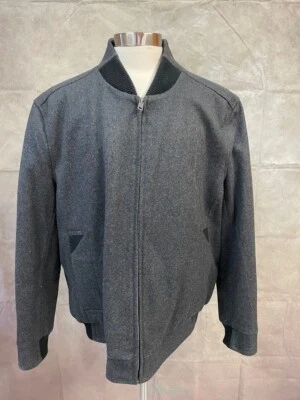 Marc New York by Andrew Marc Men's Zip Up Jacket Wool Blend Gray Size XXL - Image 1 of 4