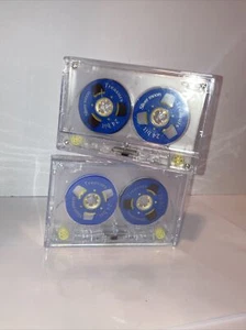 2 Pack Reel To Reel Cassette Tape 2023 Stock Brand New Type I Ferric C-45 - Picture 1 of 24