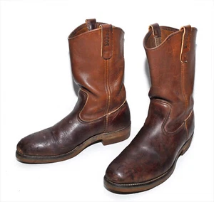 Red Wing ANSI Z41 PT91 Größe 8,5D Stahlkappe Arbeitsstiefel braun gebraucht - Bild 1 von 10