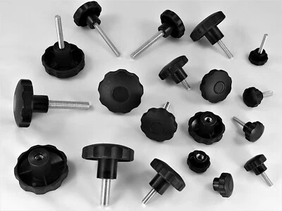 FEST Ø30 Ø50 Ø64mm Drehknauf Schraube ODER Mutter M6 - M12 Drehgriff Sterngriff - Bild 1 von 3
