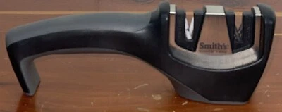 Afilador de cuchillos Smiths modelo Pull Thru en muy buen estado estándar Santoku Foto 1 de 4