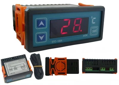 240V FRIDGE THERMOSTAT CONTROLLER 30A DIGITAL FREEZER COOL ROOM REFRIGERATOR - image 1 of 4