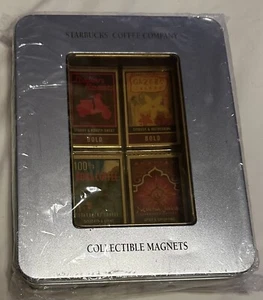 Starbucks Vintage 2004 Imanes Coleccionables: Serie 6 ¡Nuevo en Bolsa Sellada de Fábrica! - Imagen 1 de 2