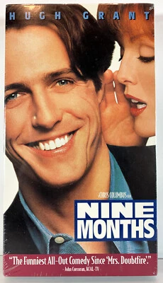 NINE MONTHS – VHS (1995) Hugh Grant, Julianne Moore - NEW, SEALED & WATERMARKED - Image 1 of 4