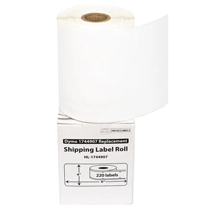 DYMO LW 1744907 4XL 4x6 (4"x6") Direct Thermal Labels - (1) Roll of 220 - Picture 1 of 8
