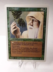 MTG - 3rd Edition - Revised - Ley Druid - Uncommon - LP+ NM - Picture 1 of 3